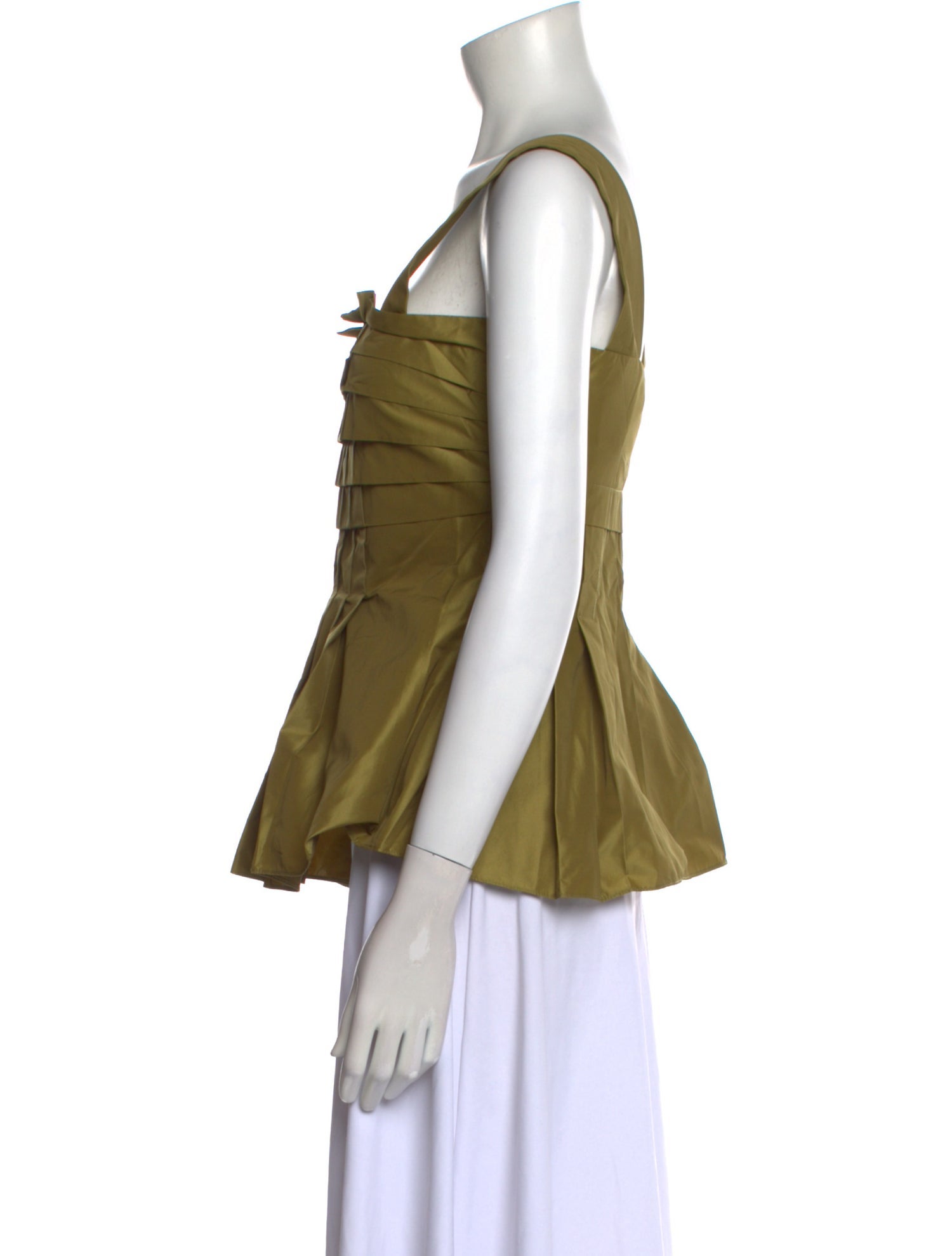 Max Mara Studio Square Neckline Sleeveless Top w/ Tags