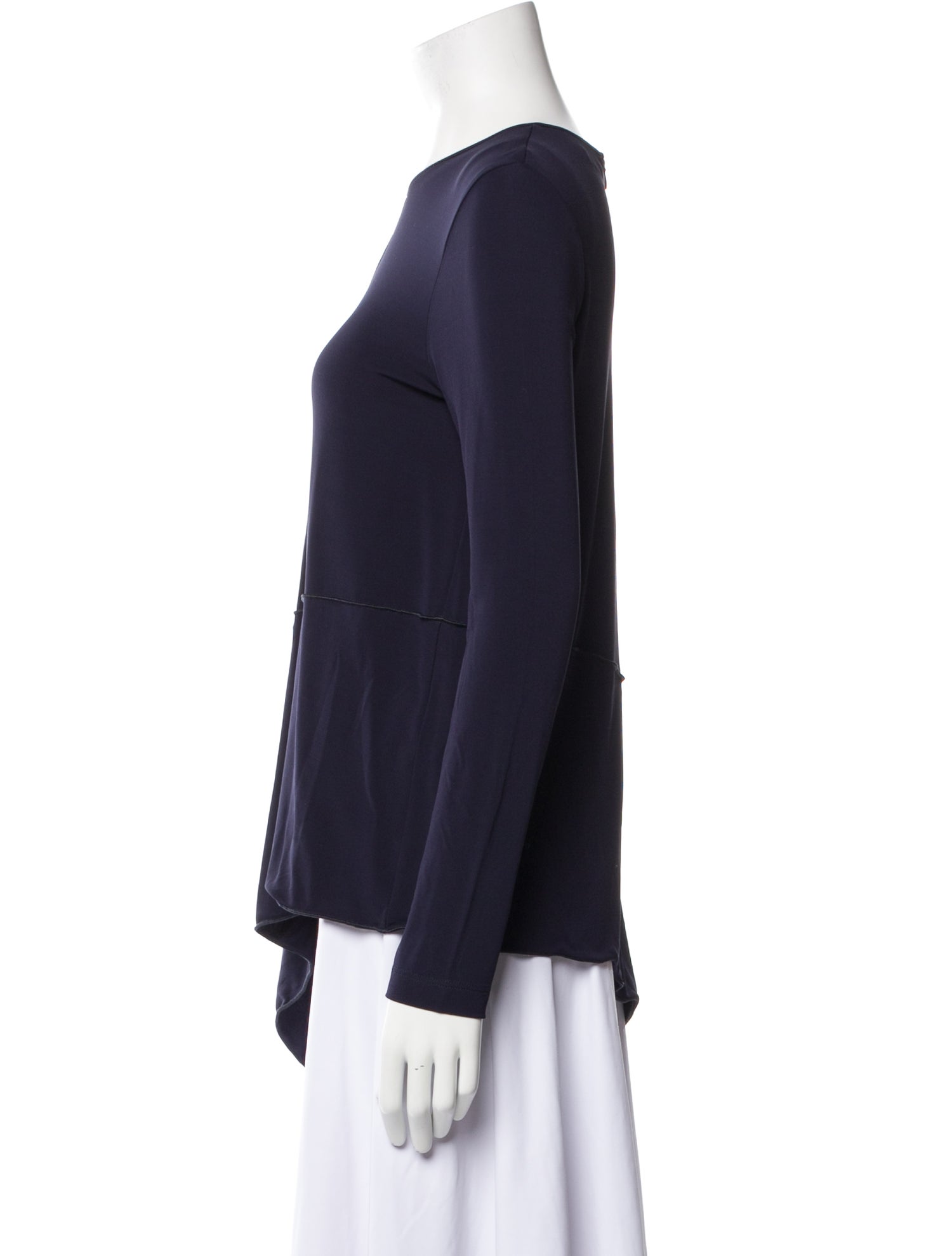 Max Mara Studio Crew Neck Long Sleeve Top