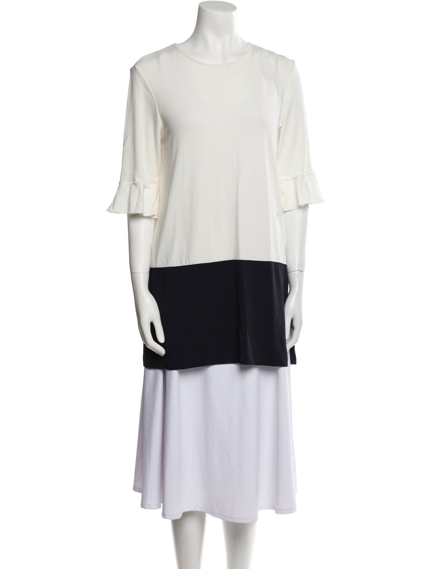 Max Mara Studio Colorblock Pattern Mini Dress