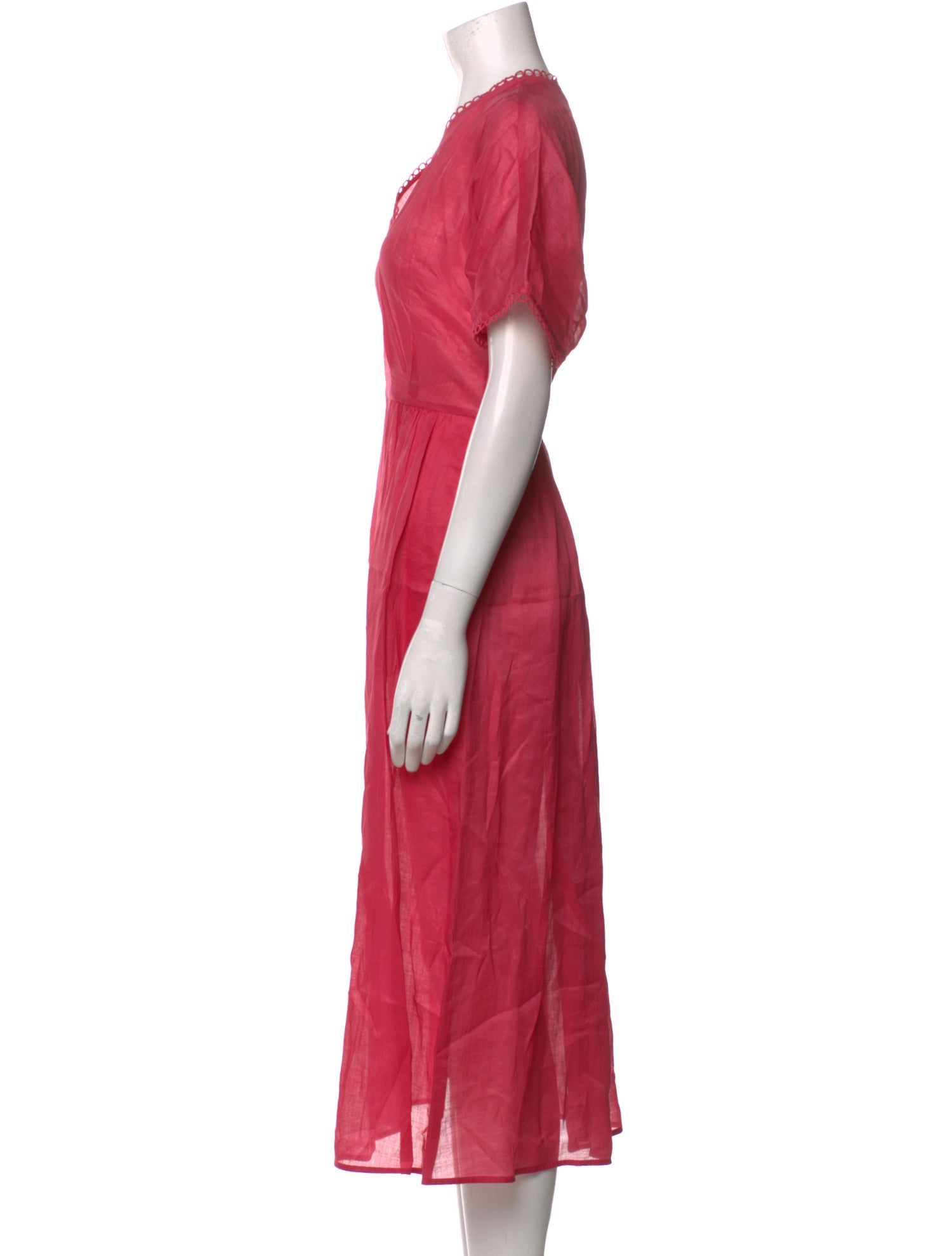 Max Mara Studio V-Neck Long Dress