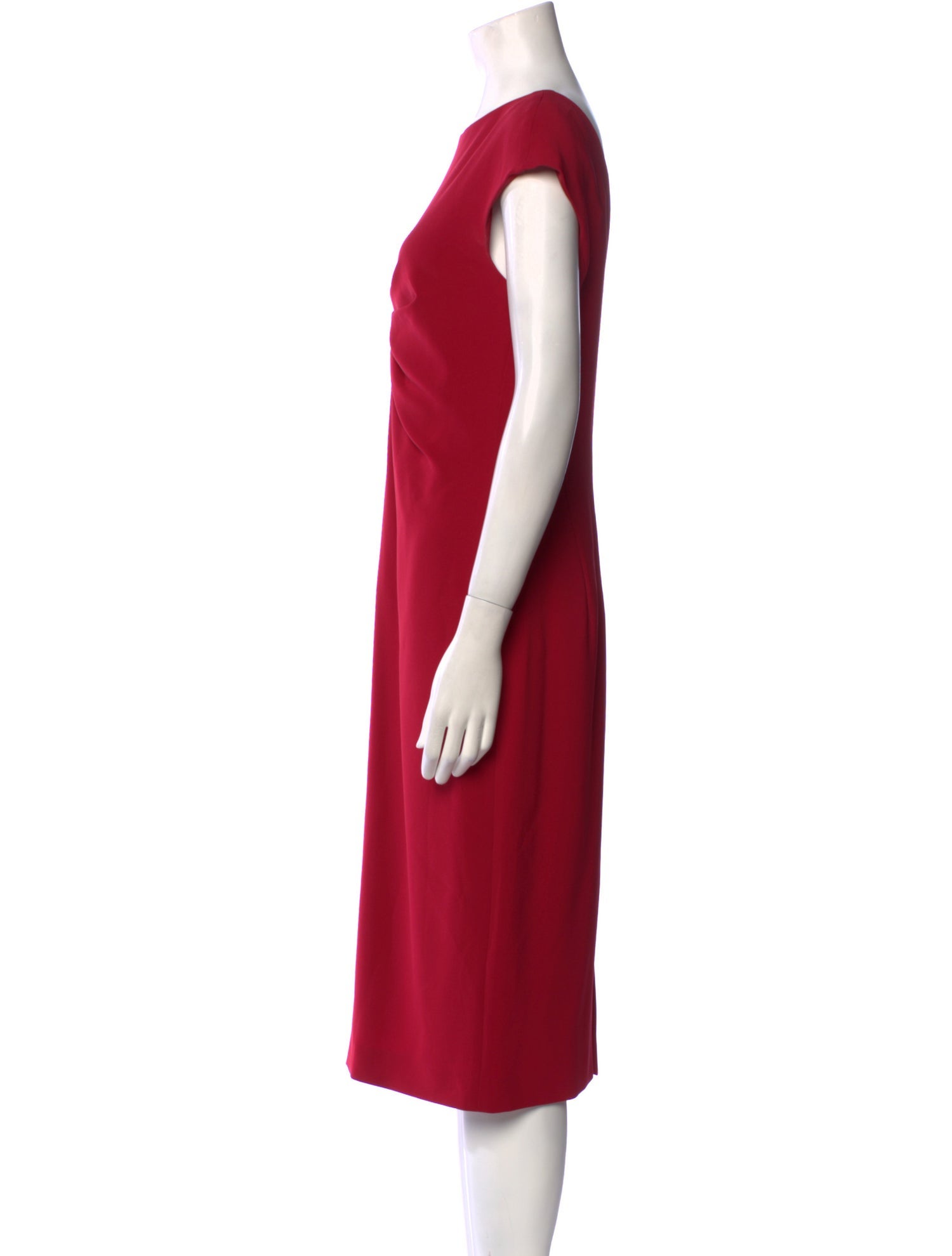 Max Mara Studio Virgin Wool Midi Length Dress
