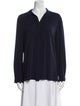Max Mara Studio Long Sleeve Button-Up Top