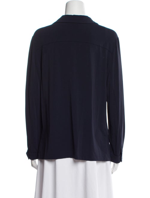 Max Mara Studio Long Sleeve Button-Up Top