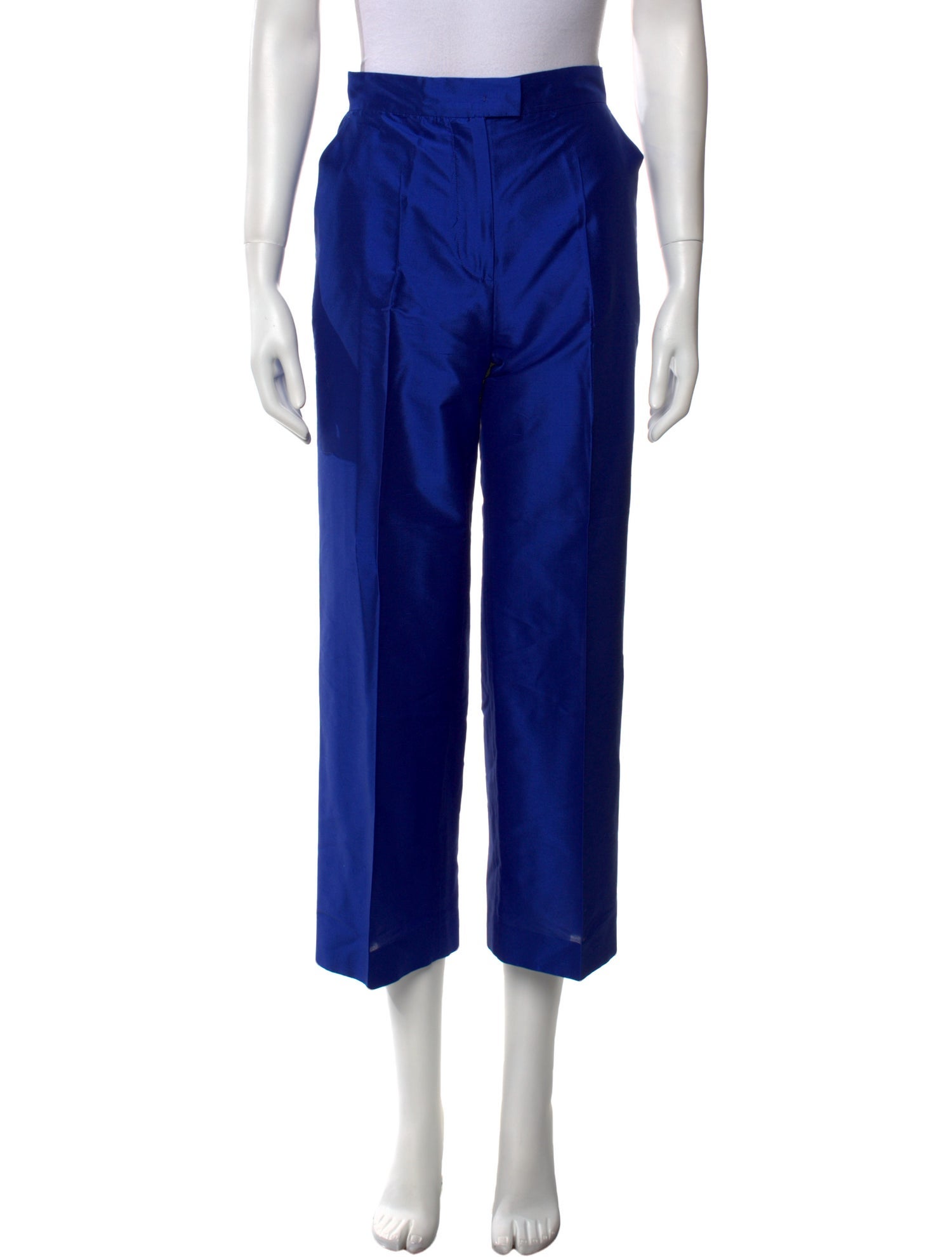 Max Mara Studio Silk Wide Leg Pants