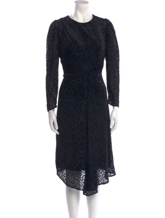 Max Mara Studio Wool Midi Length Dress