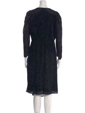 Max Mara Studio Wool Midi Length Dress