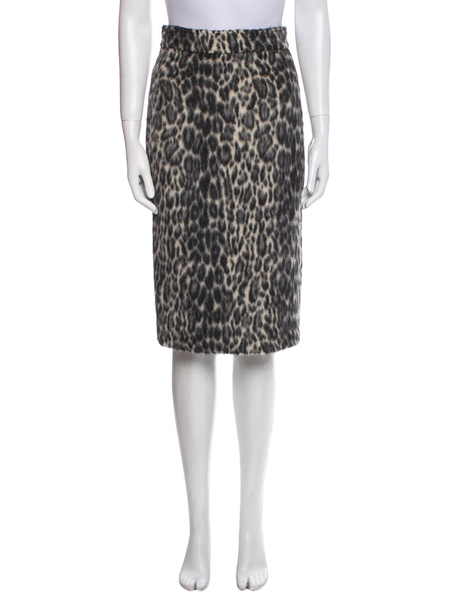 Max Mara Studio Virgin Wool Knee-Length Skirt w/ Tags