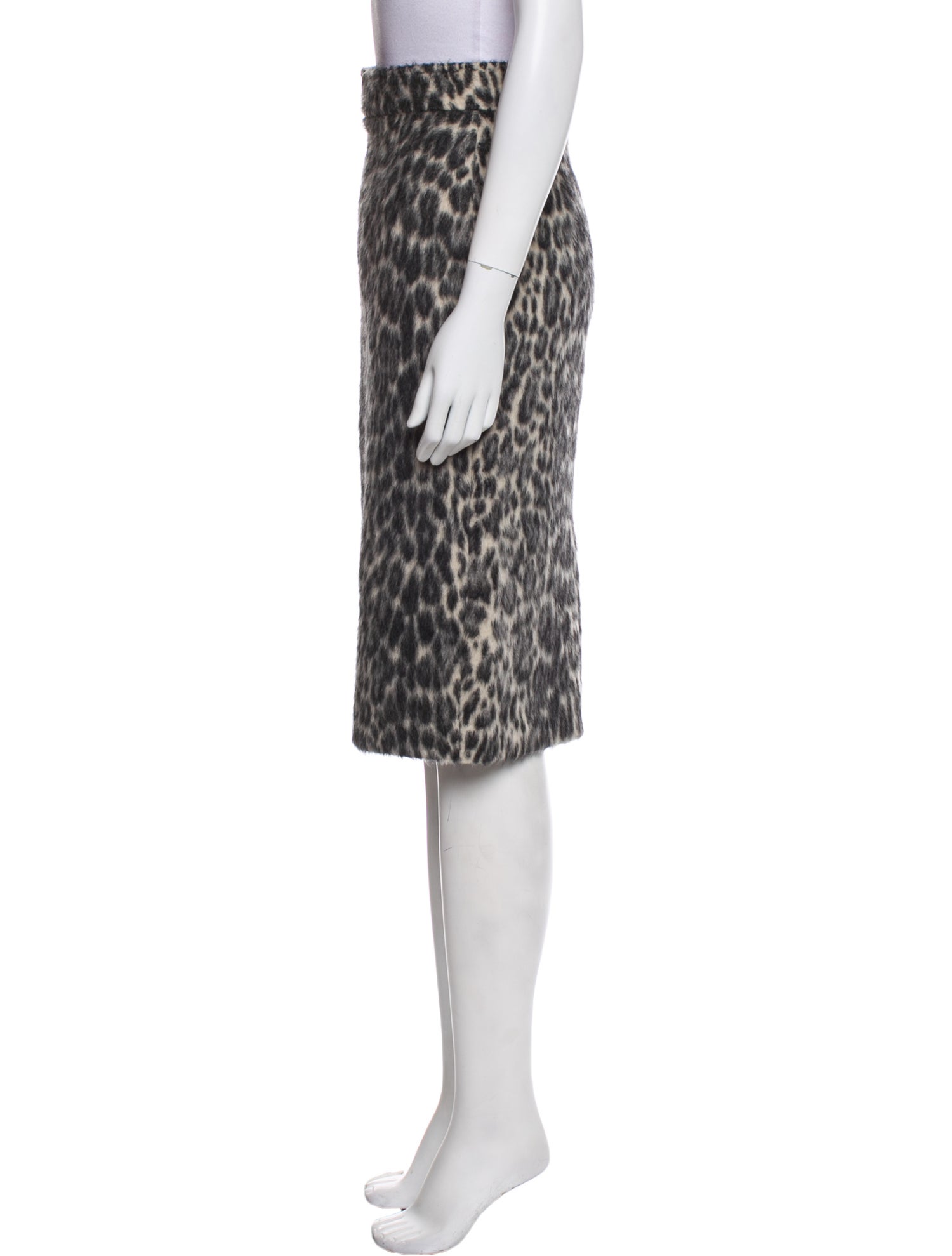 Max Mara Studio Virgin Wool Knee-Length Skirt w/ Tags