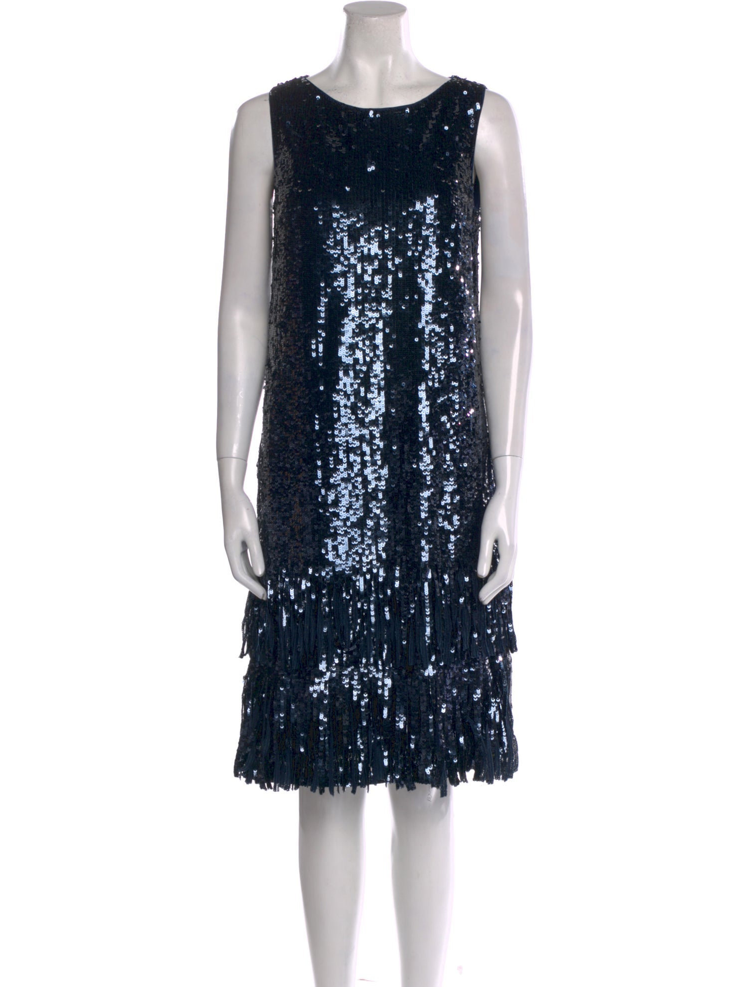 Max Mara Studio Patterned Knee-Length Dress