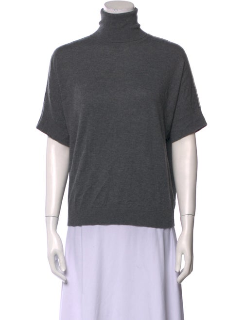 Max Mara Studio Turtleneck Short Sleeve Top