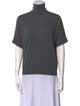 Max Mara Studio Turtleneck Short Sleeve Top