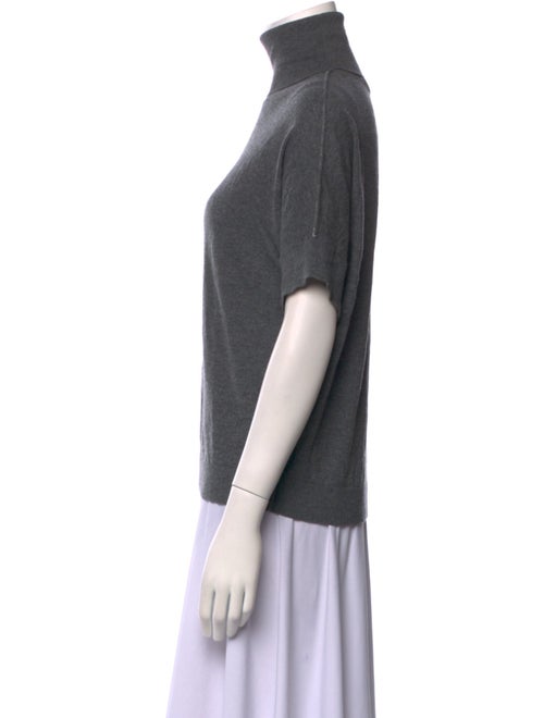 Max Mara Studio Turtleneck Short Sleeve Top