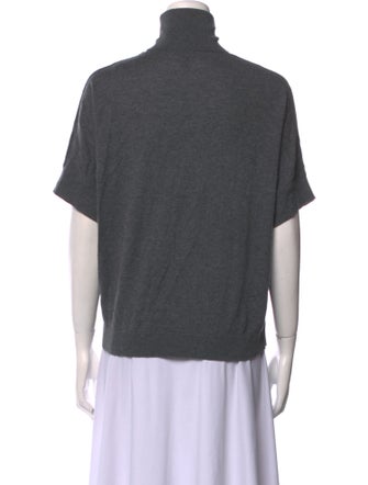 Max Mara Studio Turtleneck Short Sleeve Top