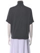 Max Mara Studio Turtleneck Short Sleeve Top