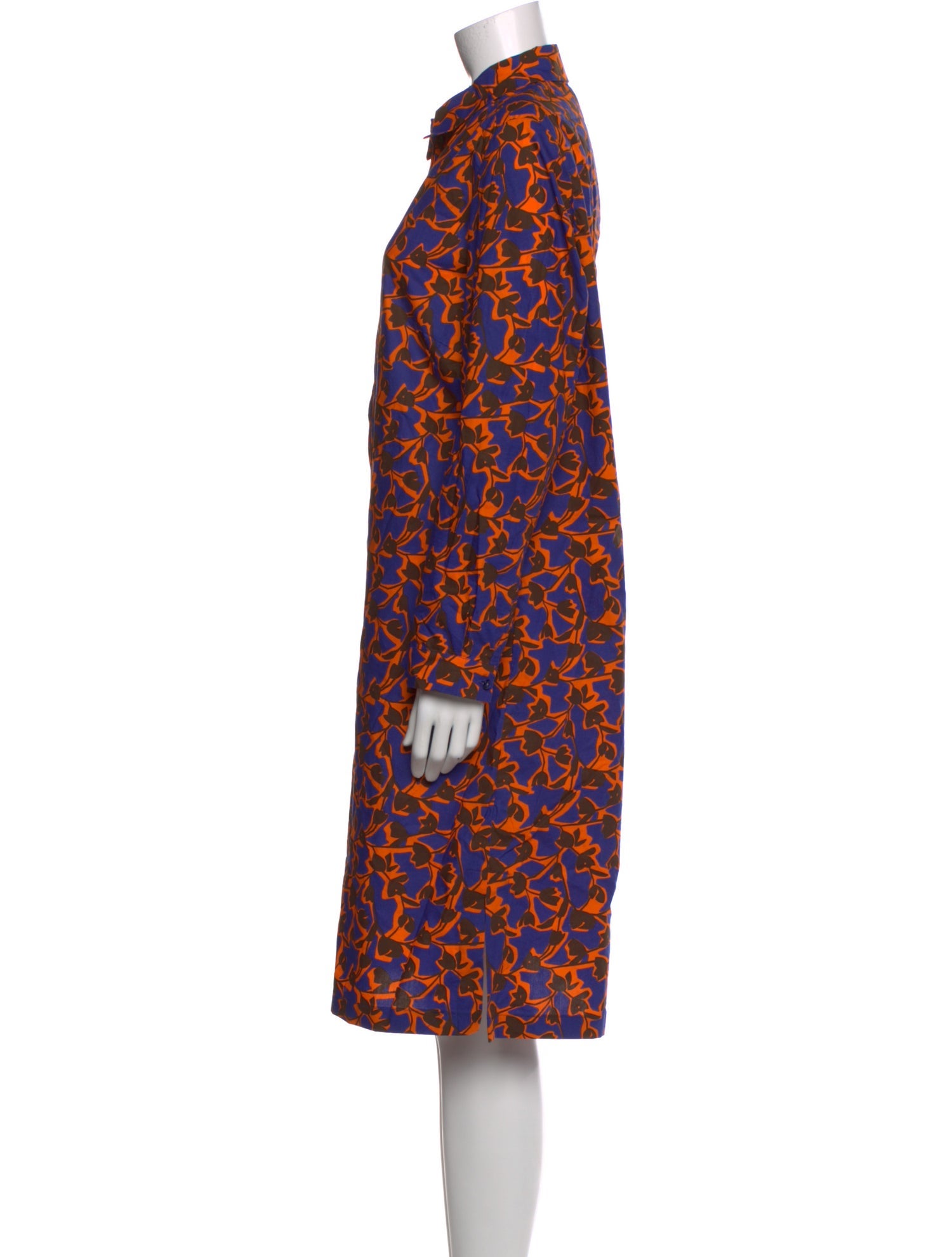 Max Mara Studio Printed Midi Length Dress