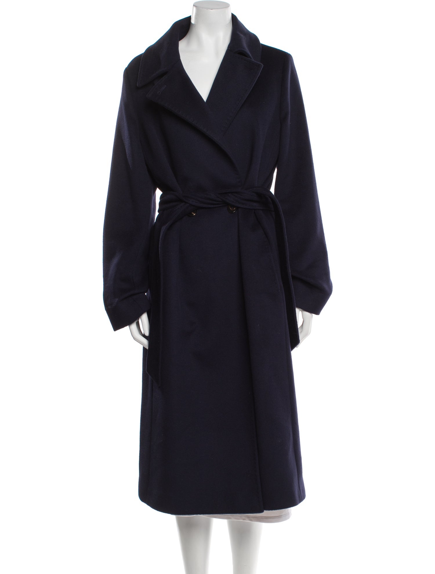 Max Mara Studio Virgin Wool Trench Coat