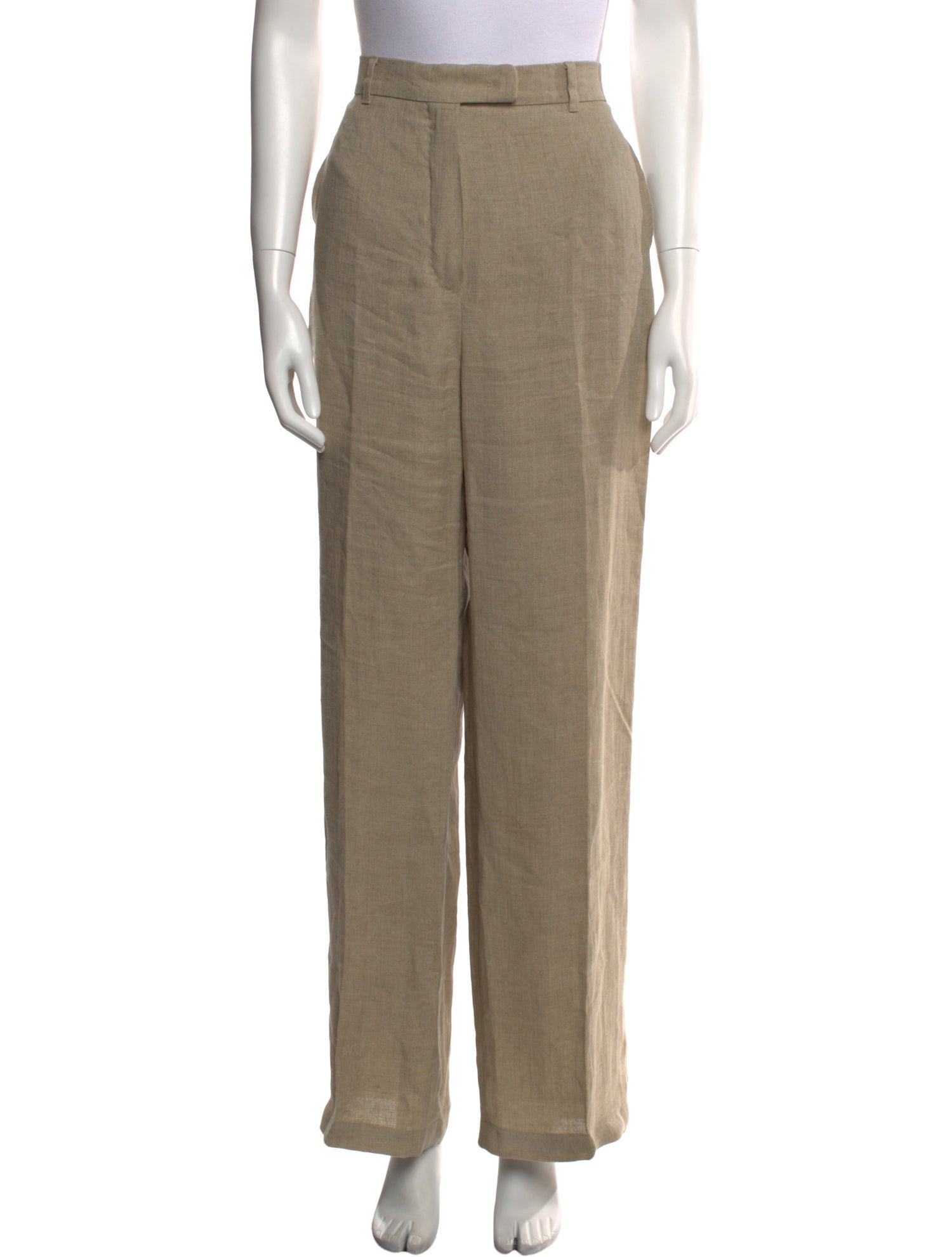 Max Mara Studio Linen Wide Leg Pants