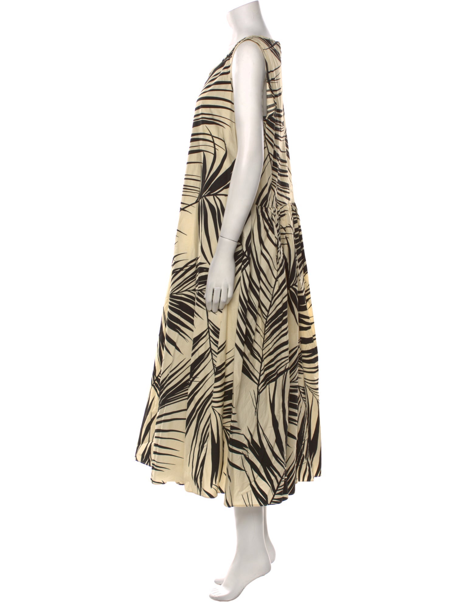 Max Mara Studio Printed Long Dress