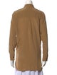Max Mara Studio Silk Long Sleeve Button-Up Top