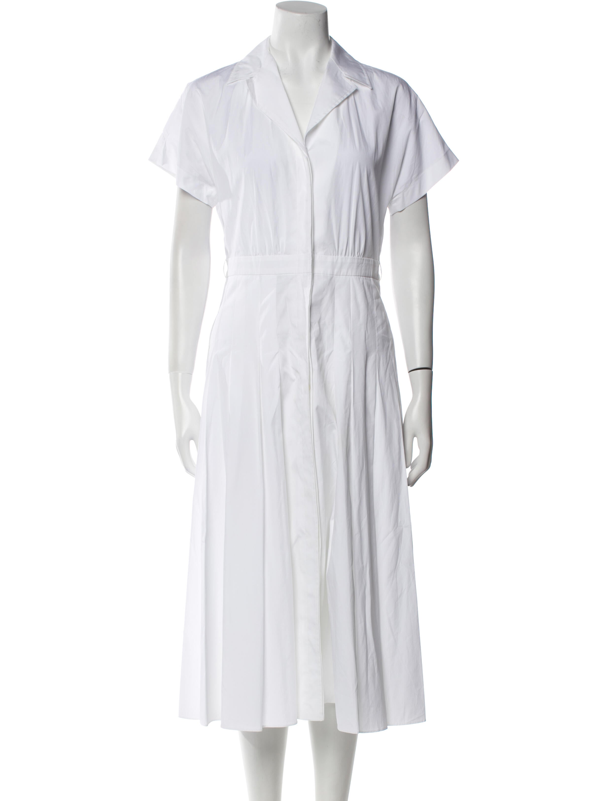 Max Mara Studio V-Neck Midi Length Dress