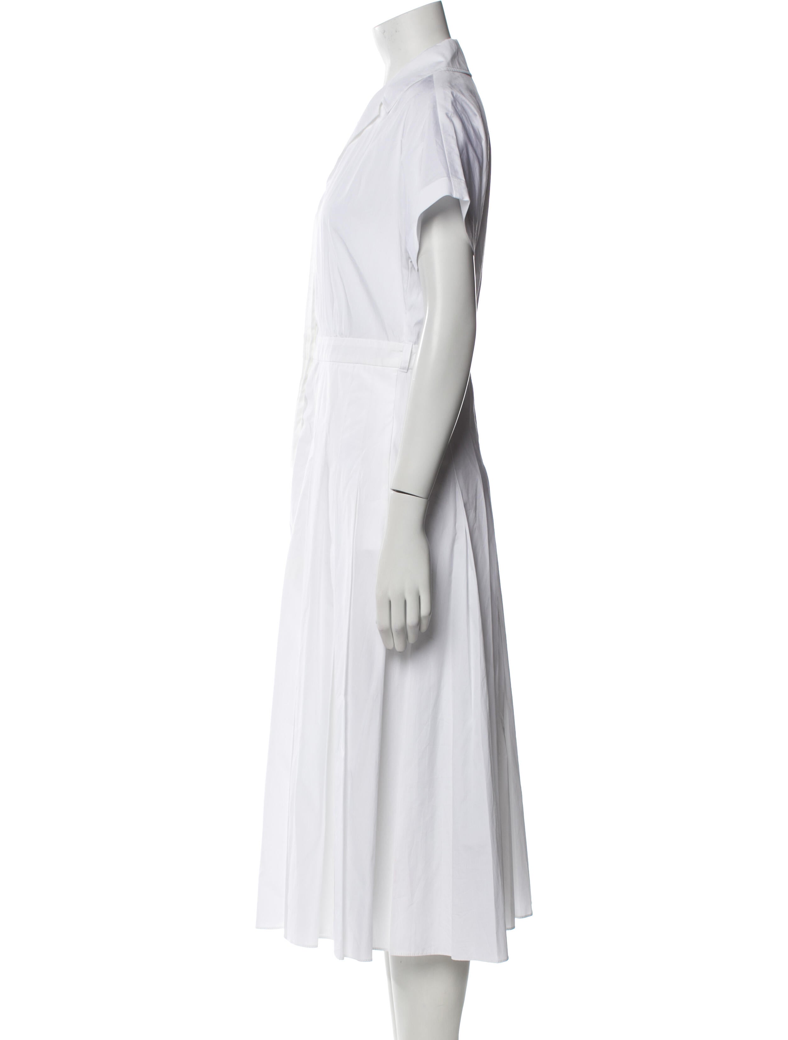 Max Mara Studio V-Neck Midi Length Dress