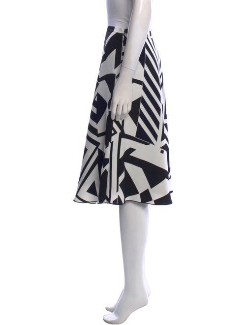 Max Mara Studio Printed Knee-Length Skirt