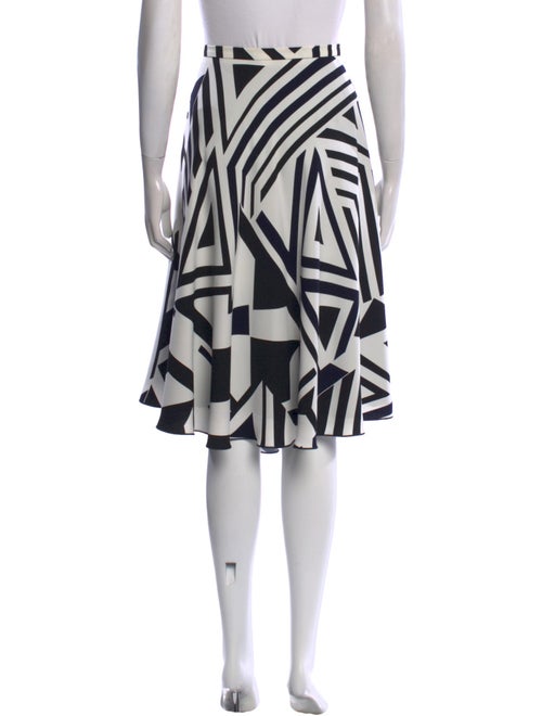 Max Mara Studio Printed Knee-Length Skirt