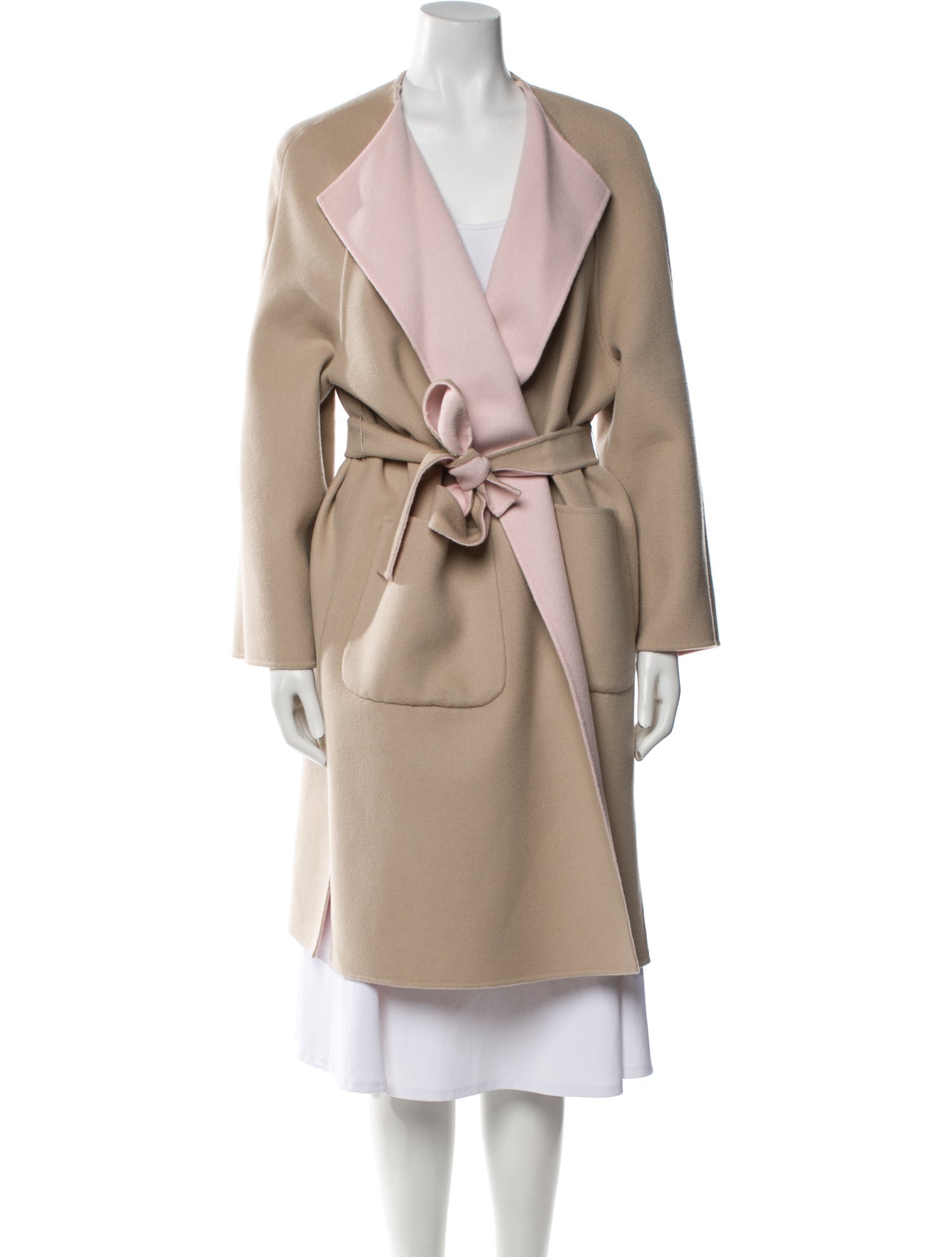 Max Mara Studio Virgin Wool Trench Coat