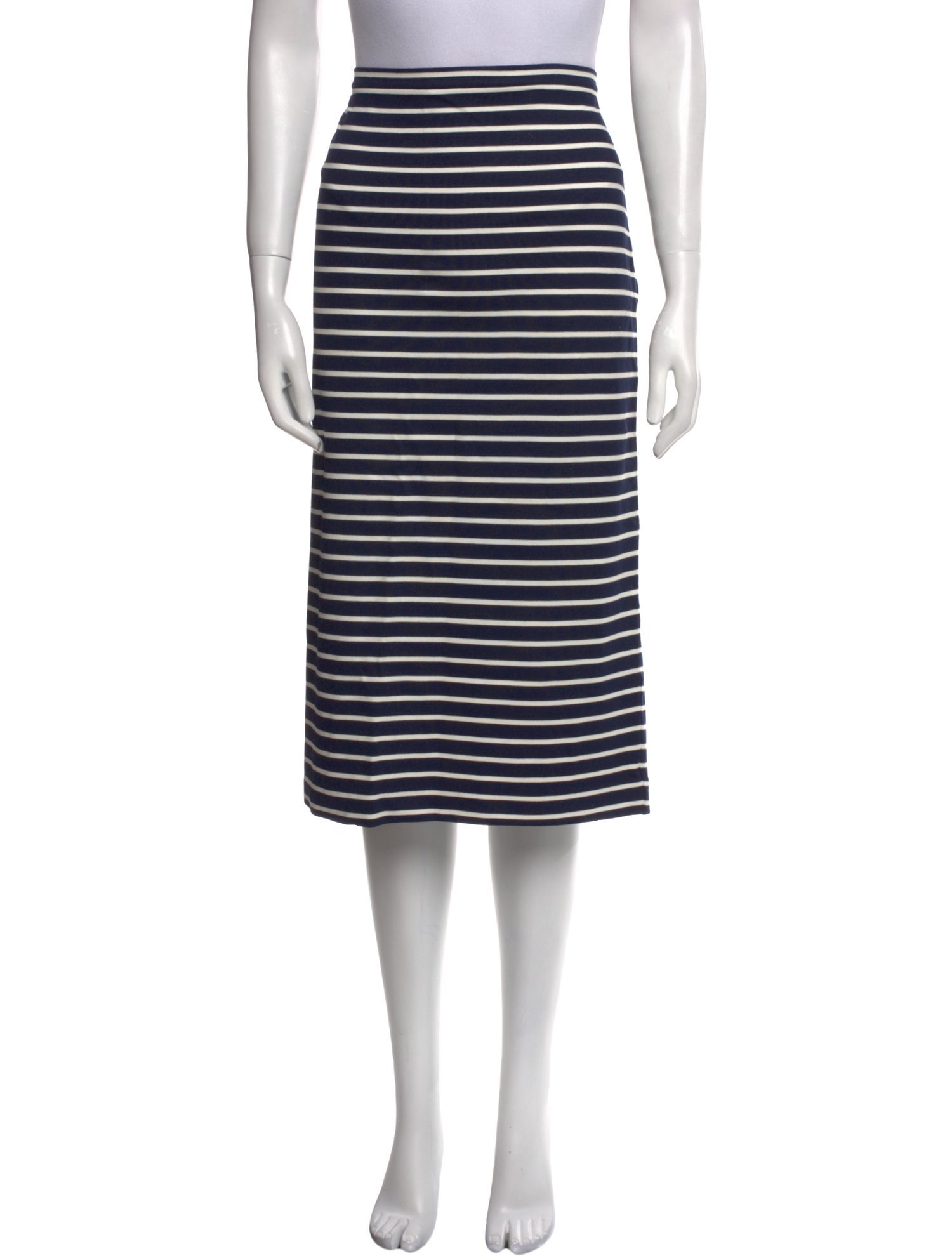 Max Mara Studio Striped Knee-Length Skirt