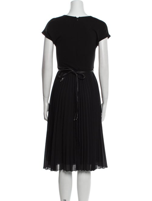 Max Mara Studio Crew Neck Midi Length Dress