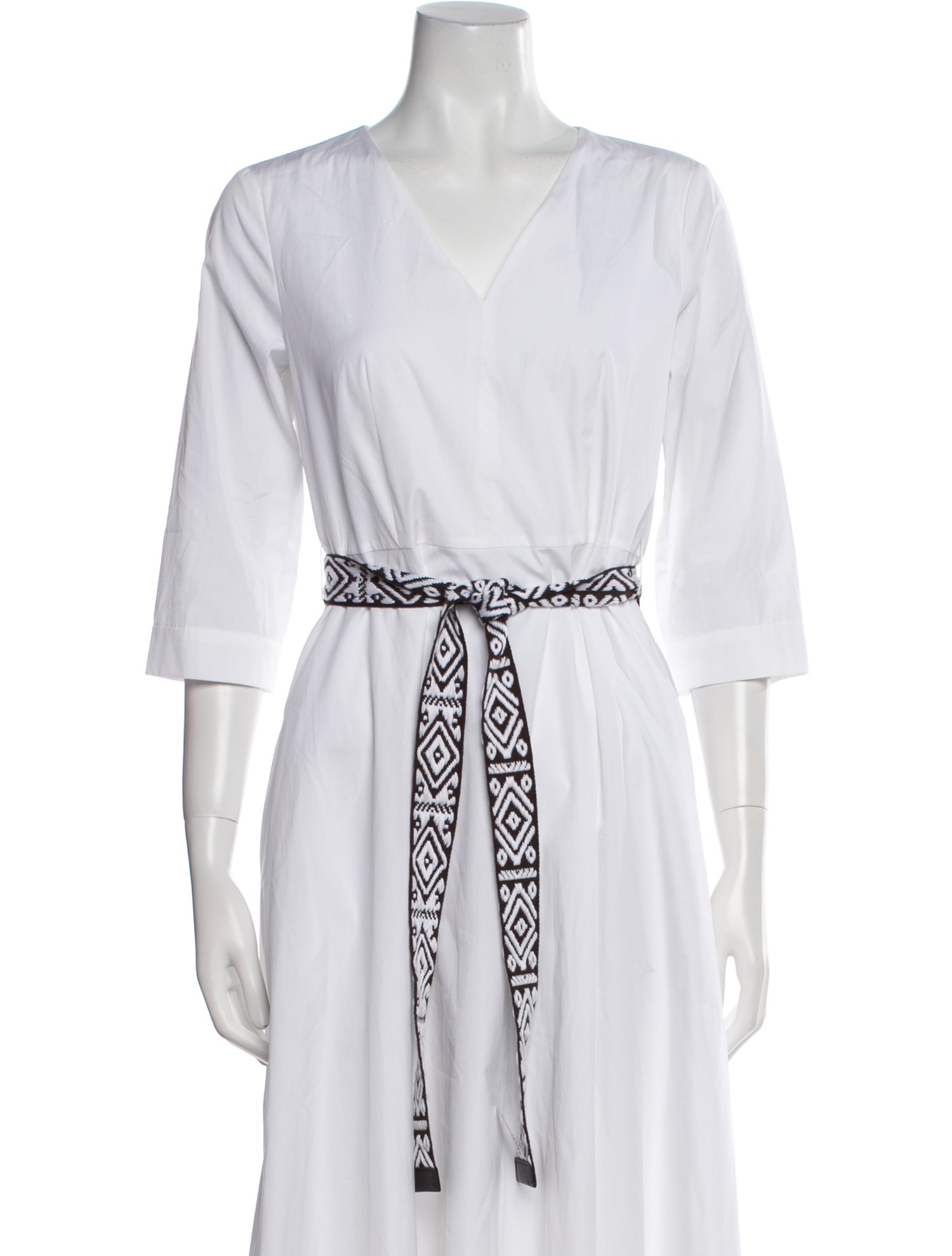 Max Mara Studio V-Neck Long Dress w/ Tags