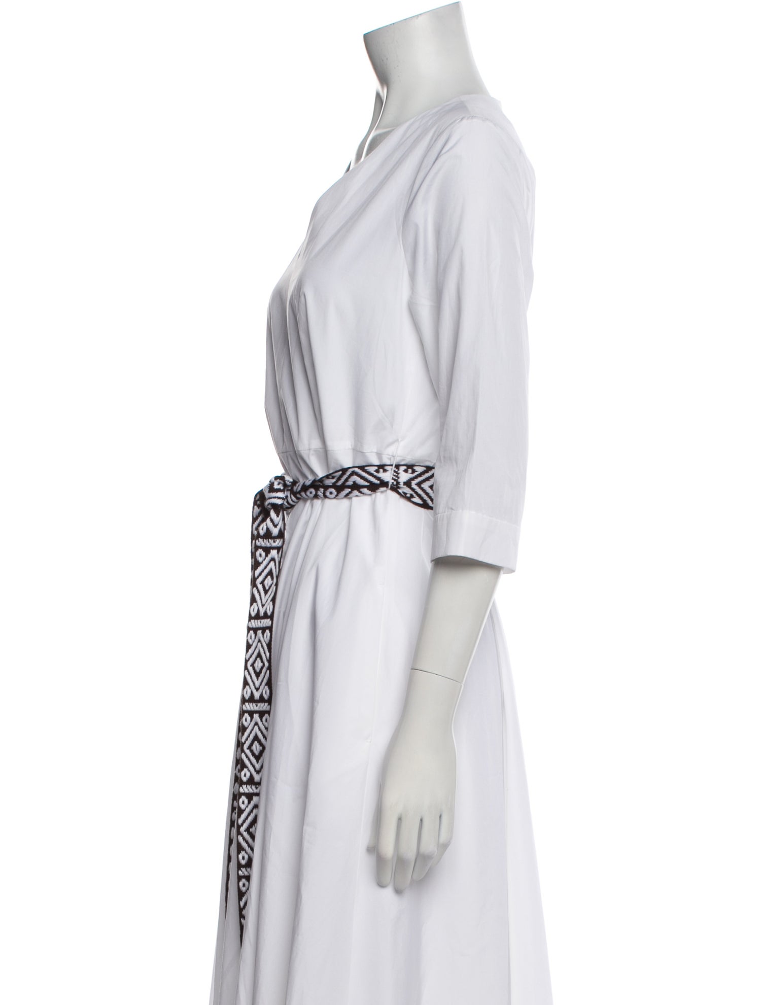 Max Mara Studio V-Neck Long Dress w/ Tags