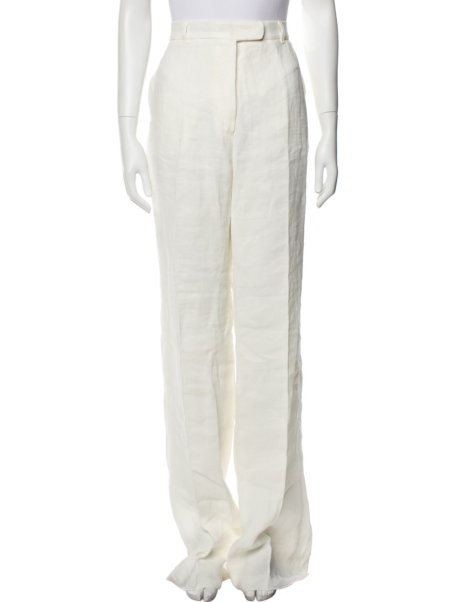 Max Mara Studio Linen Wide Leg Pants