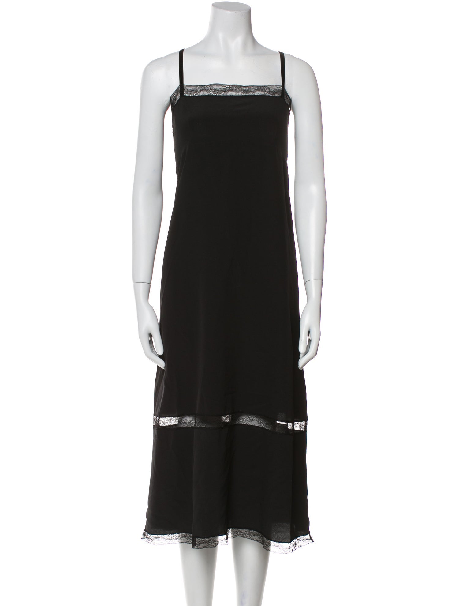 Max Mara Studio Square Neckline Long Dress