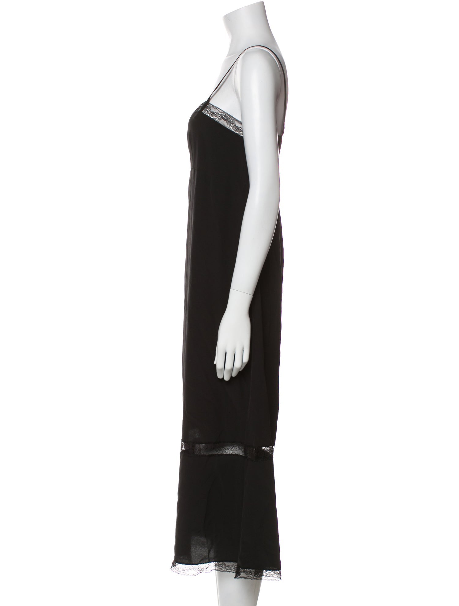 Max Mara Studio Square Neckline Long Dress