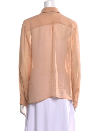 Max Mara Studio Long Sleeve Button-Up Top