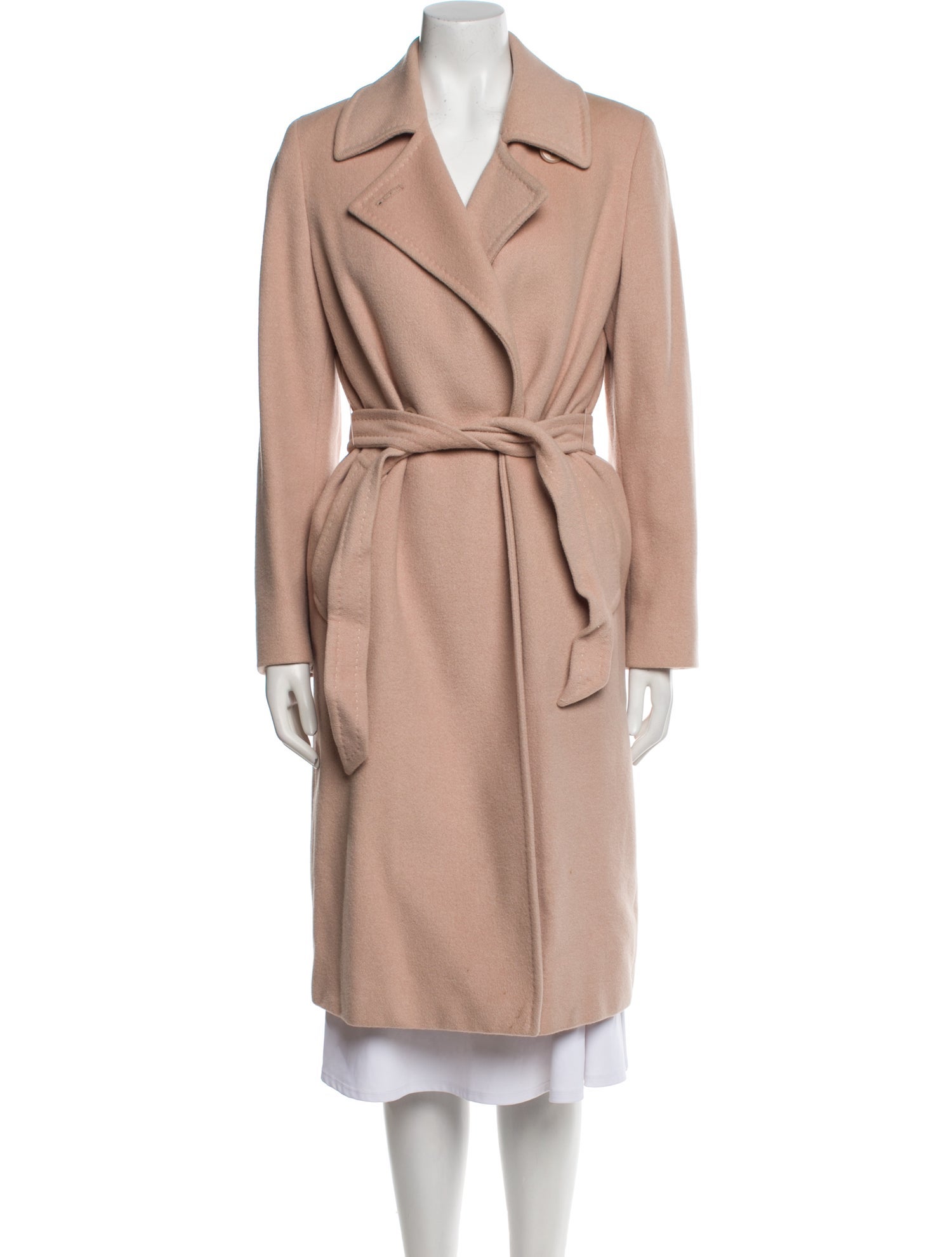 Max Mara Studio Virgin Wool Trench Coat