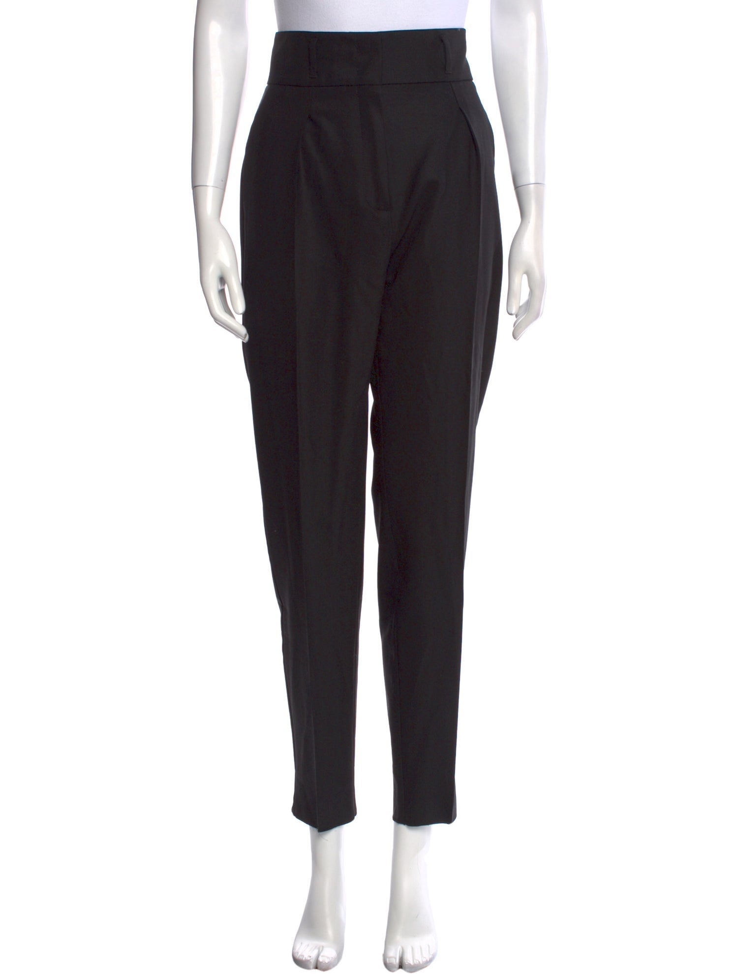 Max Mara Studio Virgin Wool Skinny Leg Pants