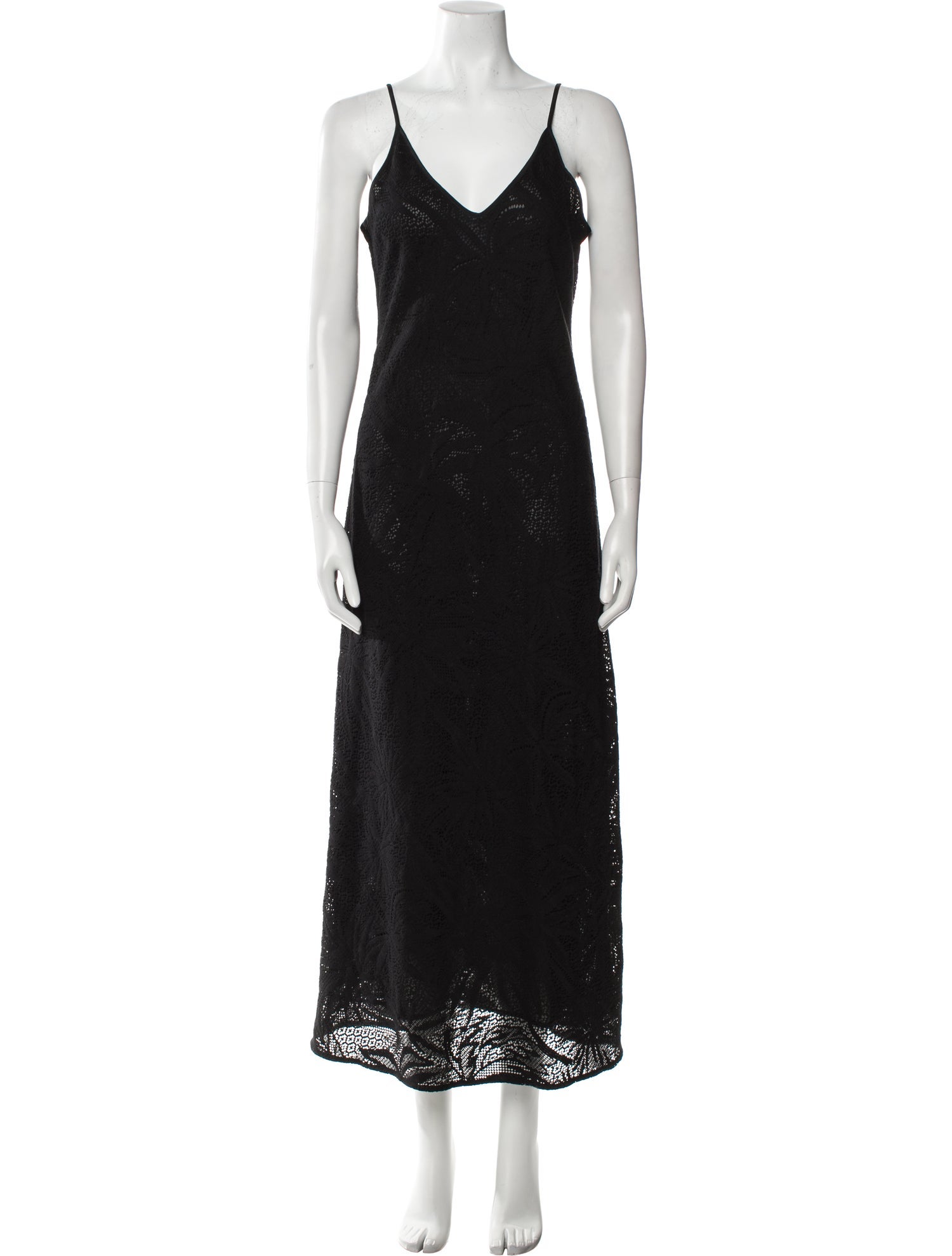 Max Mara Studio V-Neck Long Dress