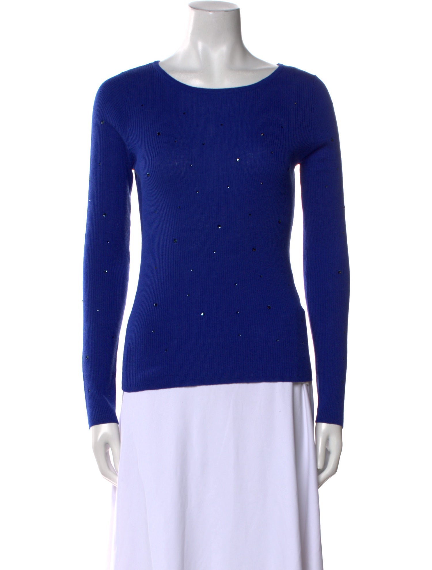 Max Mara Studio Silk Scoop Neck Top