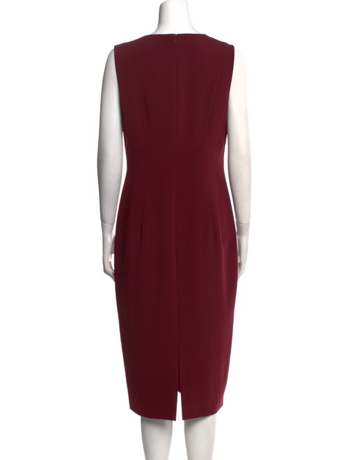 Max Mara Studio V-Neck Midi Length Dress