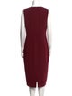 Max Mara Studio V-Neck Midi Length Dress