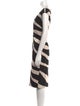 Max Mara Studio Striped Knee-Length Dress