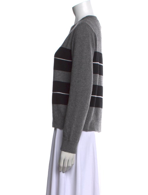 Max Mara Studio Striped Crew Neck Sweater