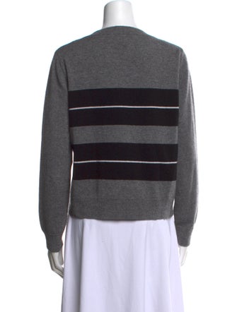 Max Mara Studio Striped Crew Neck Sweater