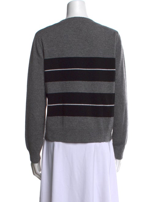 Max Mara Studio Striped Crew Neck Sweater