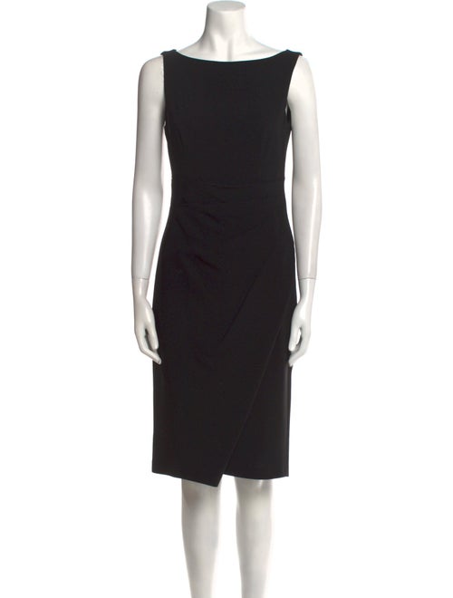 Max Mara Studio Bateau Neckline Knee-Length Dress