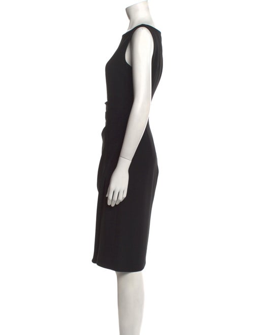 Max Mara Studio Bateau Neckline Knee-Length Dress