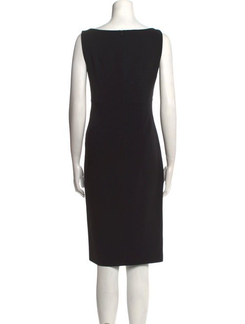 Max Mara Studio Bateau Neckline Knee-Length Dress