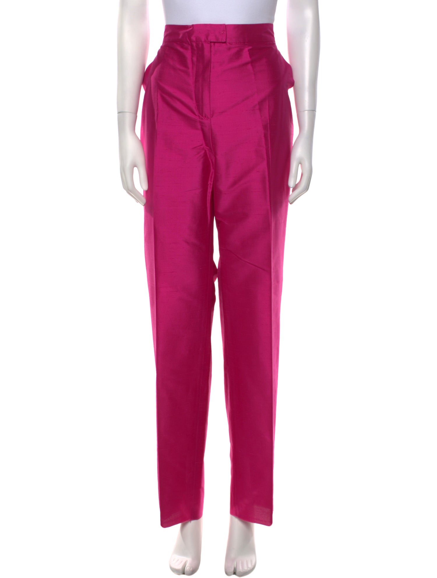 Max Mara Studio Silk Straight Leg Pants w/ Tags